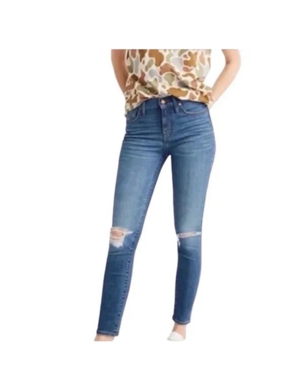 Lucky Brand Brooke Skinny Distressed denim jeans